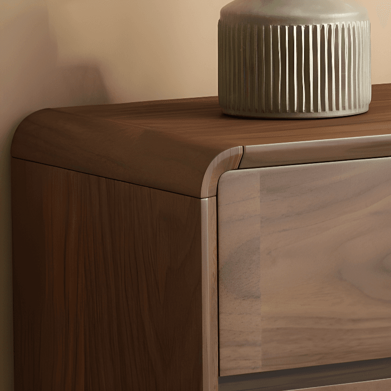 Cocoa Simplistic Natural Wood Bachelor Chest/Double Dresser with 6/9/5 Drawers in Horizontal/Vertical Orientation - image 4