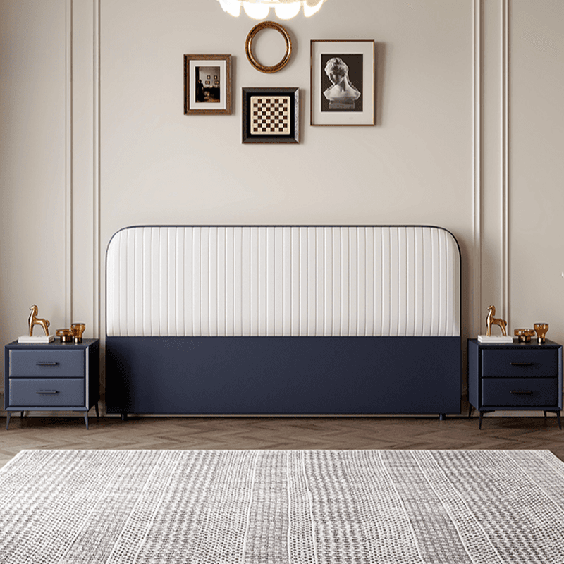 Standard（36-55“） Free-standing Standard Rectangle Full(54"W x 75"L)/Twin(38"W x 75"L) Panel Headboard With Legs, Sponge Filing and Lumber Frame - image 14