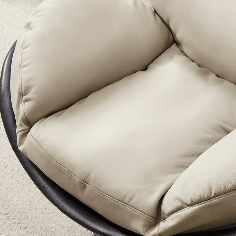 Simple Upholstered Rocking Chair with Padded Comfort - image 9