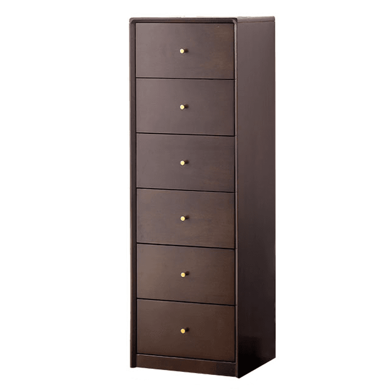 Minimalist Natural Wood Bachelor Chest with 6 Drawers, Vertical Orientation - image 22