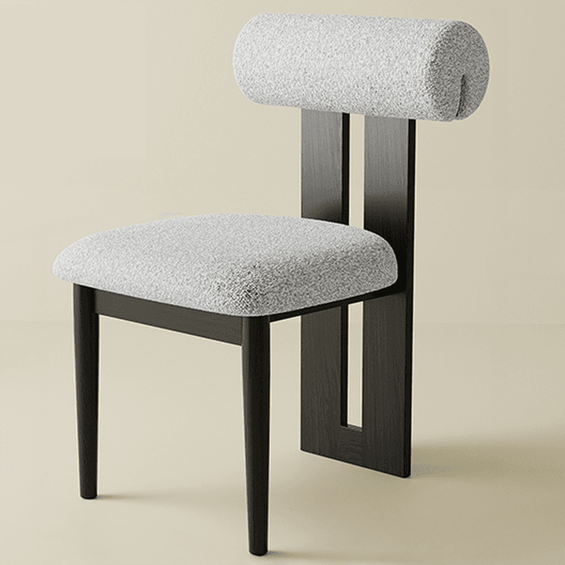 Casual Ash Side Chair with Slatted Back and Upholstered Seat - image 6