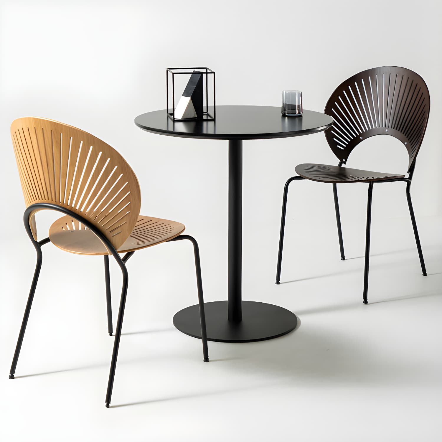 Round Pedestal Dinette Table Simplicity Style Dining Site Table for Home Use - image 12