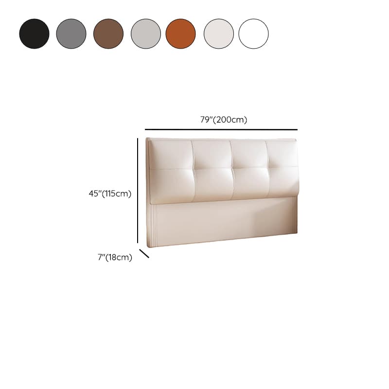 Trendy Panel Headboard with No Distressing, Piled Tufted Rectangle Design for King/Queen/Full Bed, Featuring Sponge Upholstery and Standard Height - image 13