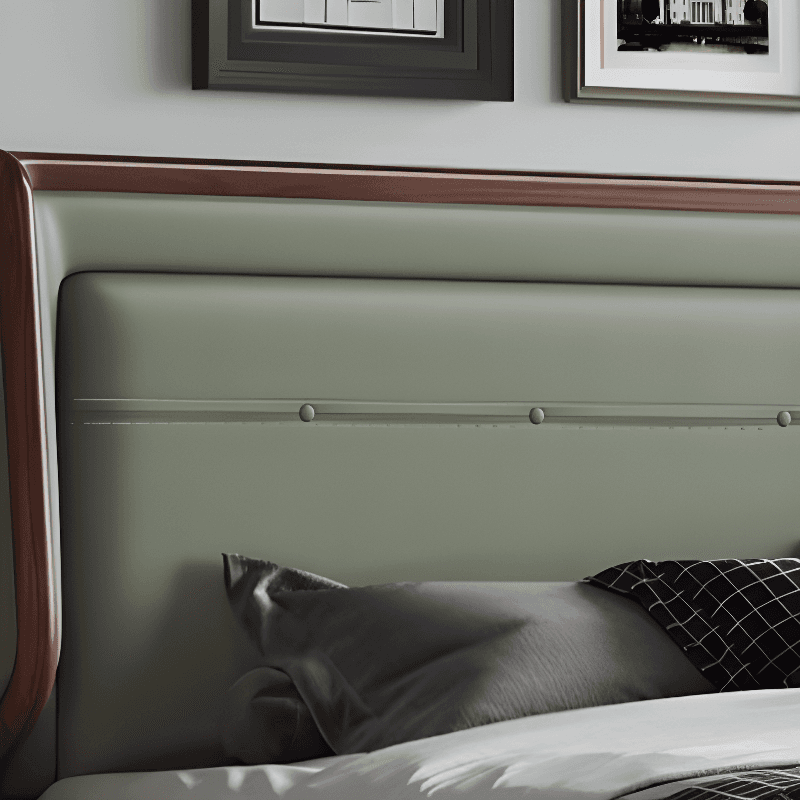 Standard（36-55“） Free-standing Standard Rectangle Wood Panel with Sponge Cushion for Full(54"W x 75"L) Bed, No Distressing - image 9