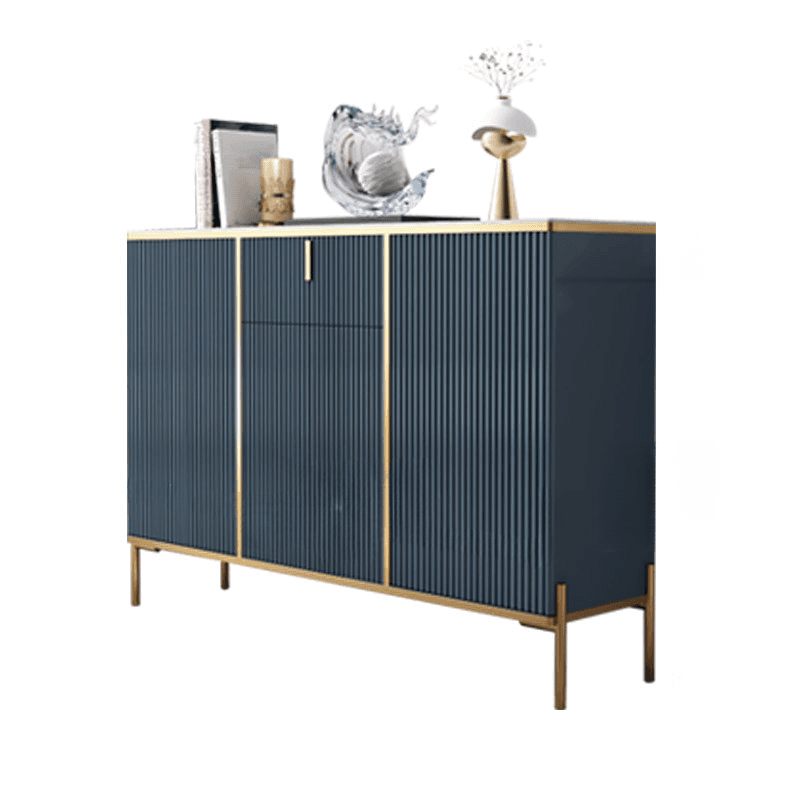 Ground Independent Sideboard for Parlor with Appliance Storage and Worktop in a Modern Style - image 17