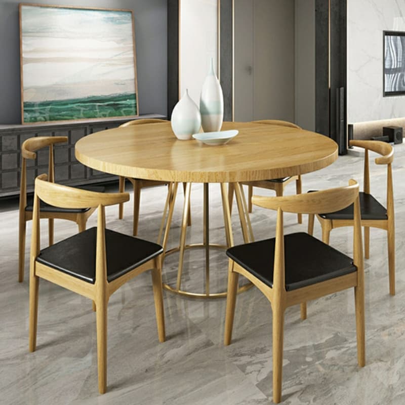 White 5-Piece Dining Set with Solid Wood Features - Perfect for the Stylish Kitchen - image 6