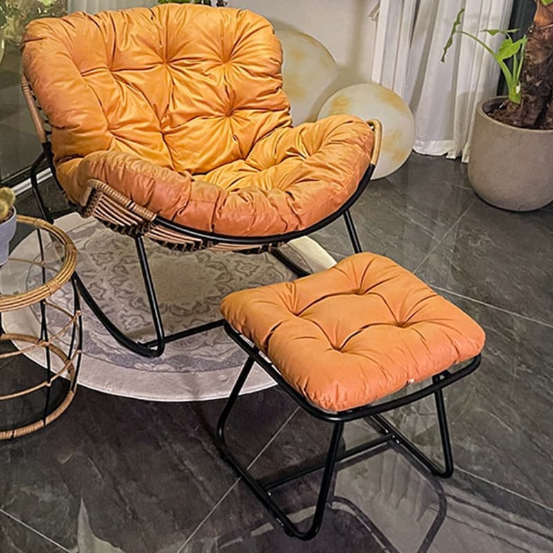 Ergonomic and Stationary Cotton Nursery Recliner with Back - image 7