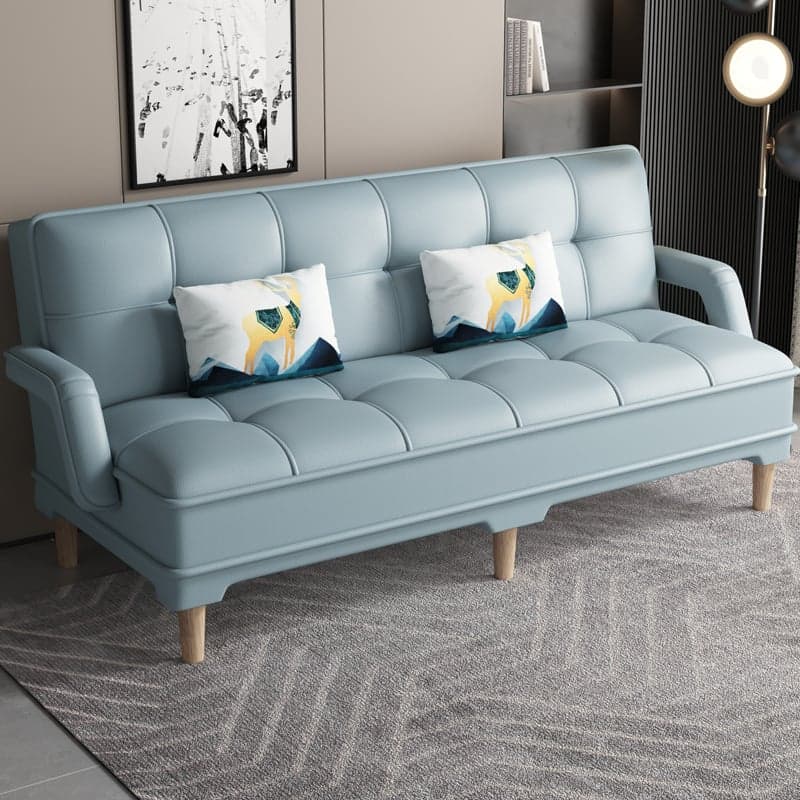 Tear Resistant Standard Sofa in Gray/Light Blue/Amber Color with Arm - image 5