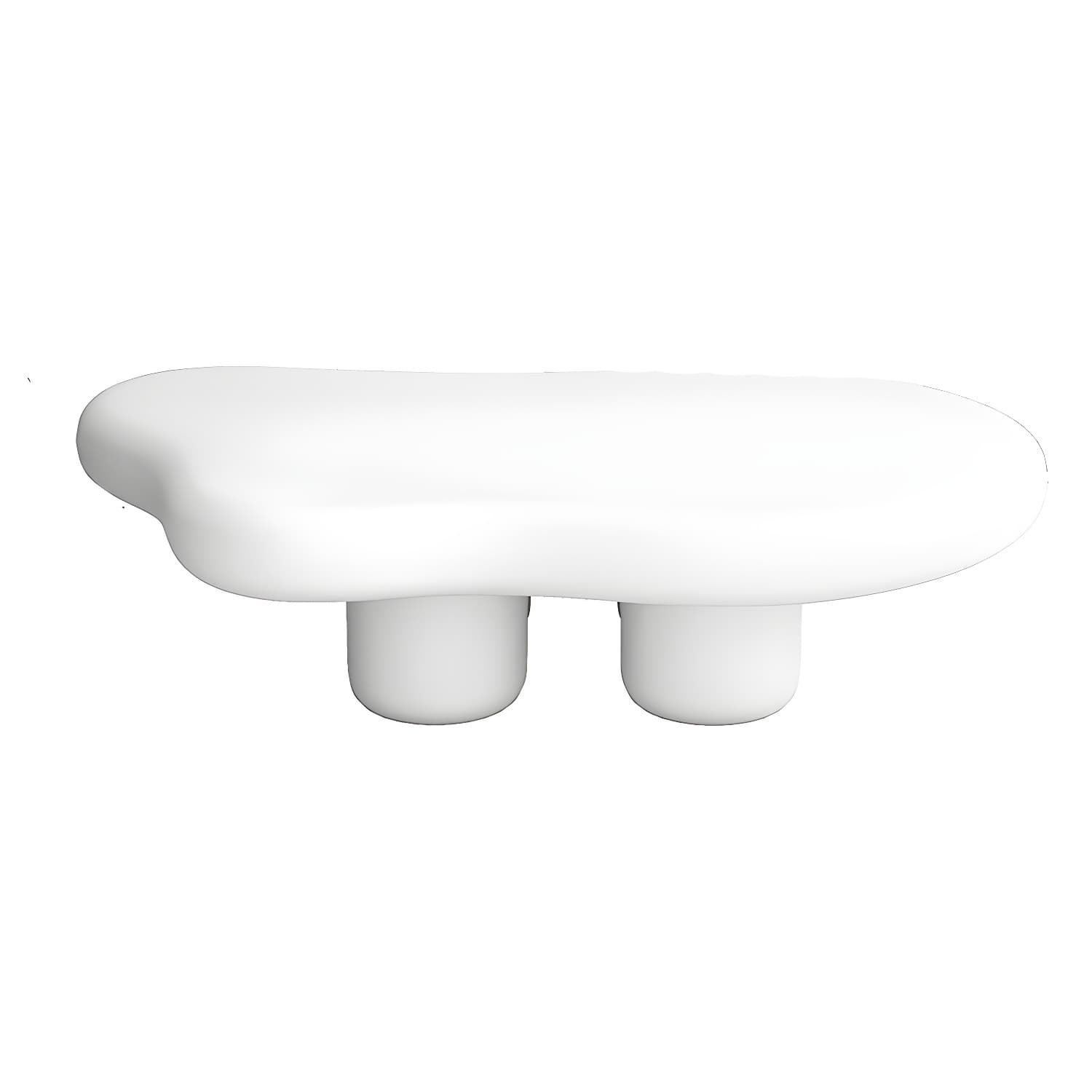 Modern Wood Geometric Coffee Cocktail Table 4 Legs 1 Coffee Table - image 11