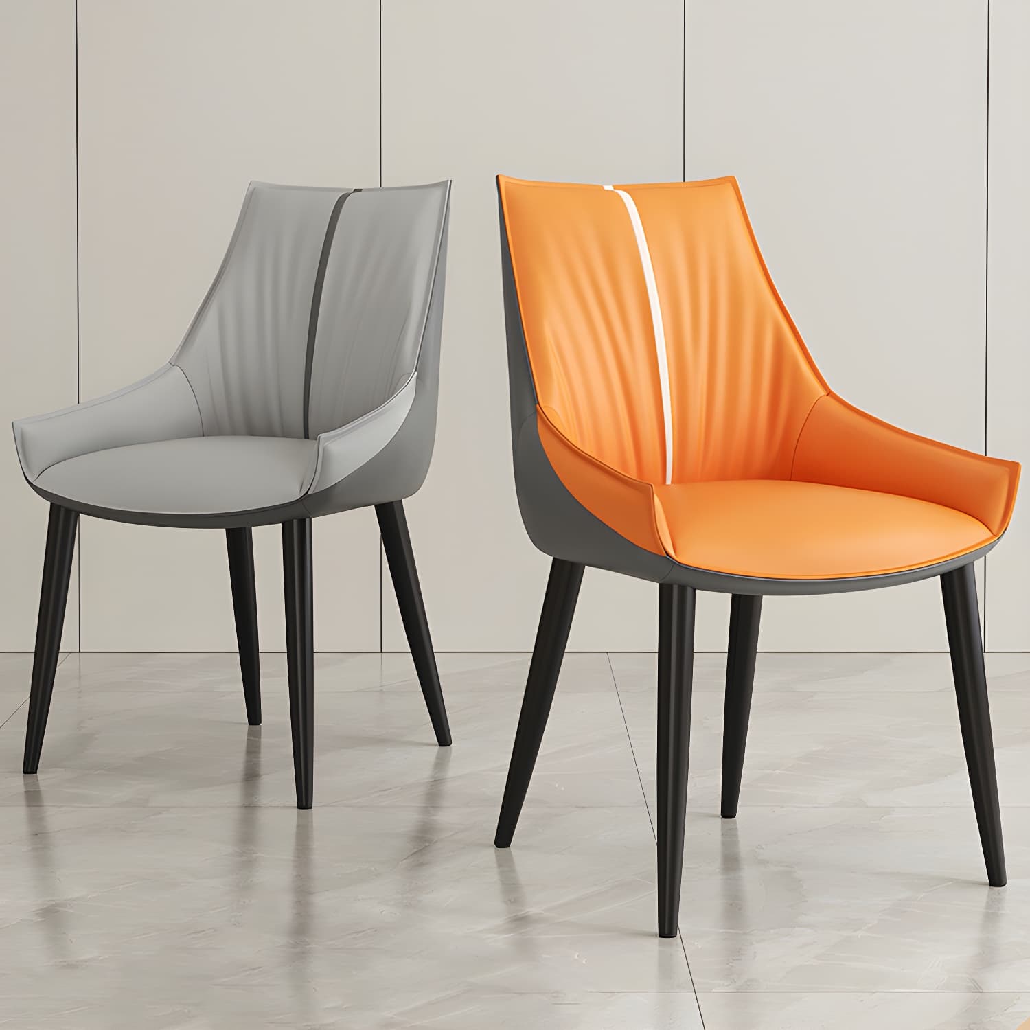 Glam Style Parsons Back Upholstered 4 Legs Home Use Dining Side Chair - image 19