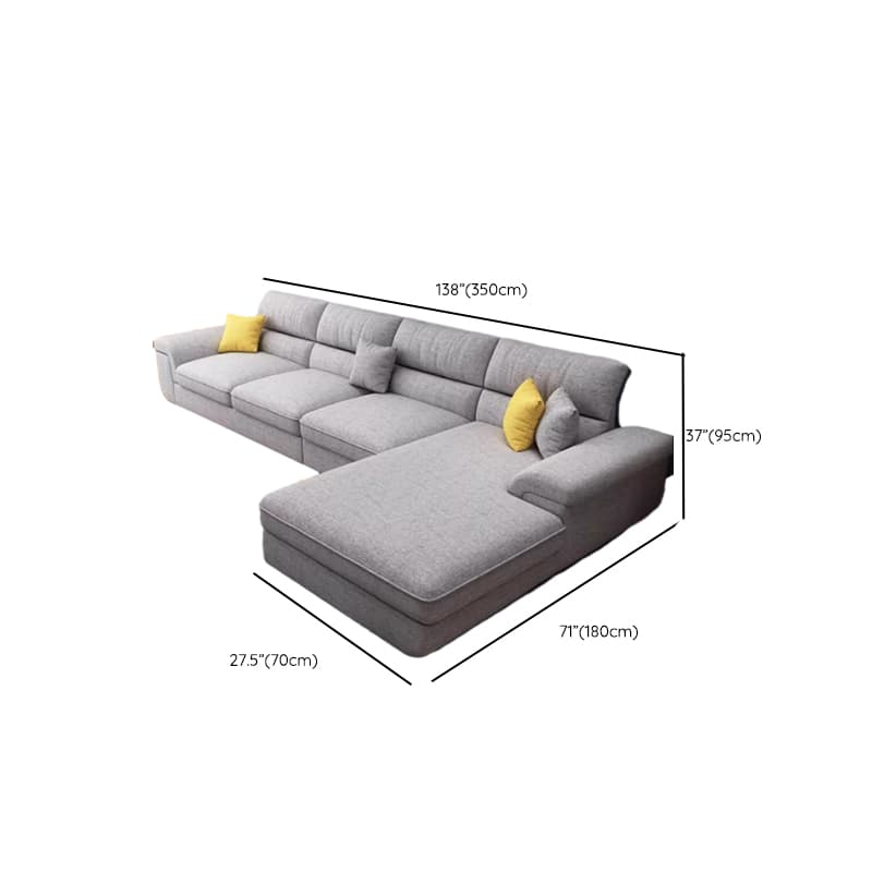 L-Shape Olive Green/Oatmeal/Midnight Black Right Upholstered Sofa Recliner in a Contemporary Style - image 14