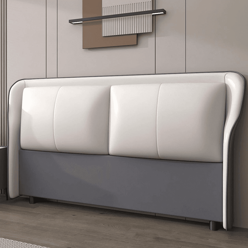 Simplistic Wingback Headboard in Rectangular Shape for Twin XL/Full/Queen Bed, Crafted from Lumber with No Distressing, Featuring Sponge Upholstery and Standard Height - image 8