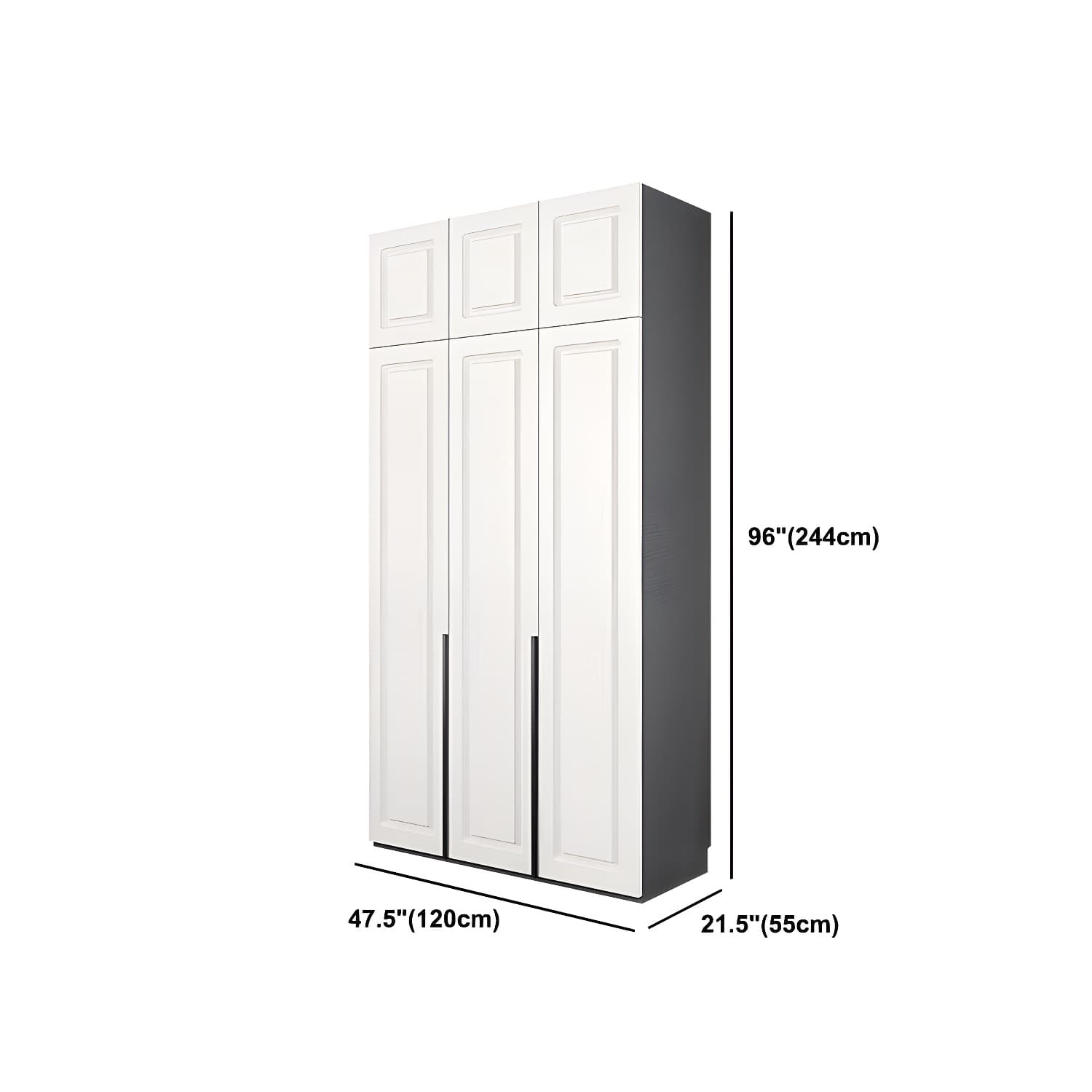 Modern Style Wooden Wardrobe Soft Close Door Wardrobe Closet with Drawer - image 27
