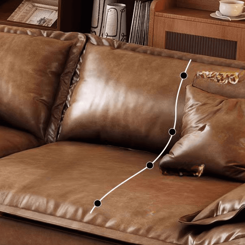 Simplistic Solid Color Tear Resistant Light Brown Standard Sofa for 4/for 3/for 2 - image 8