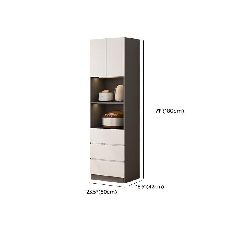 Simple Sideboard with Multiple Drawers, Closet Cabinet, Standard and Narrow Sizes, 1 or 2 Shelves, Wood Countertop, 2 to 5 Doors - image 22