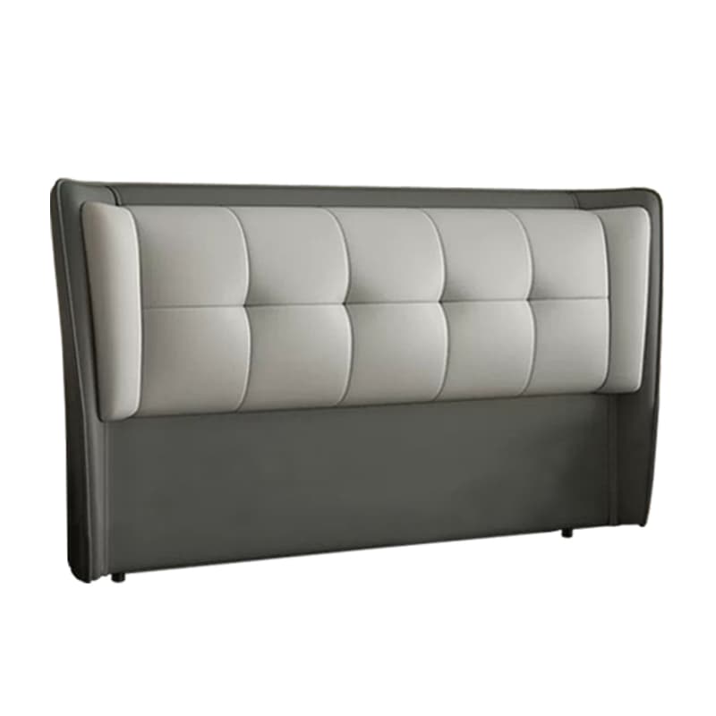 Modish Free-standing Standard Full XL(54"W x 80"L)/Full(54"W x 75"L) Panel No Distressing With Legs in Natural Wood and Decorative-stitched - image 7