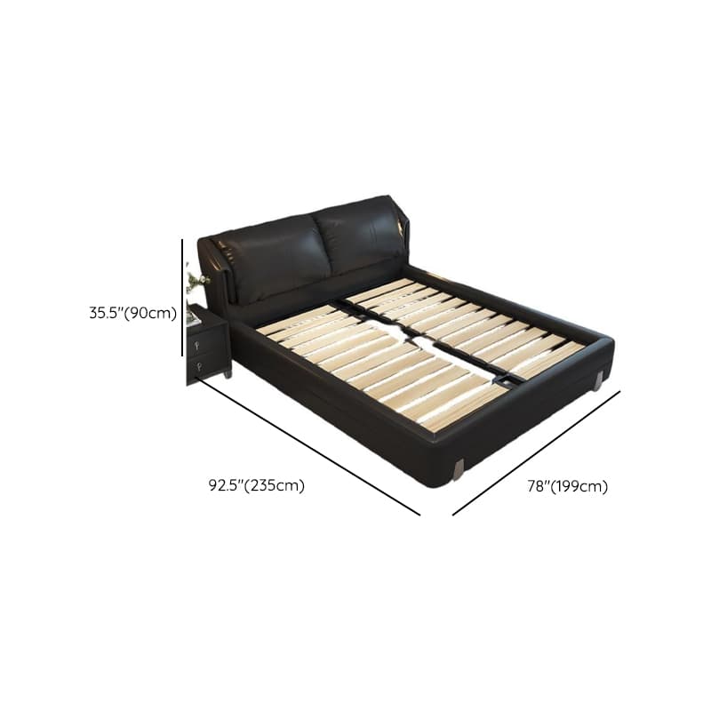 Solid Color Storage Bed/Platform Bed with Pine Wood Frame for Living Room - image 8