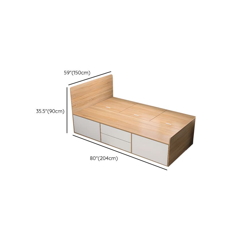 Natural Color Solid Color Storage Included for Bedroom - image 23