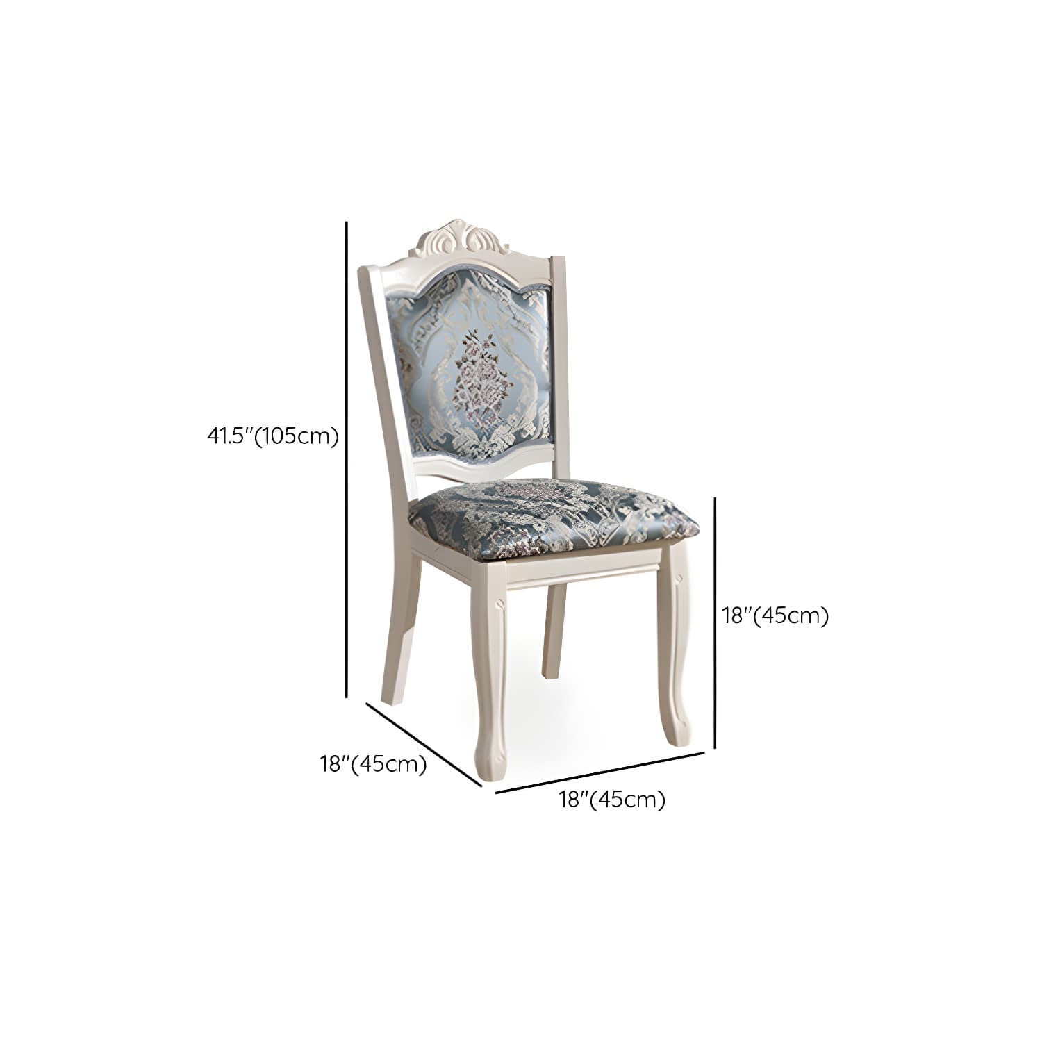 Victorian Style Wood Dining Set - Solid Wood Construction with Warranty - 5-Piece Set - image 23