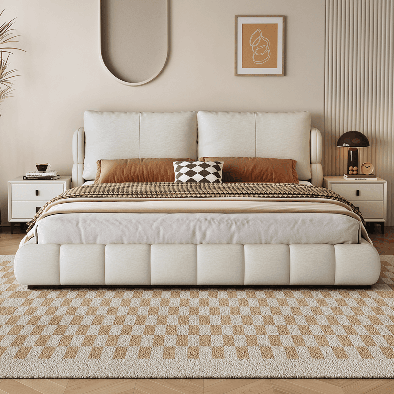 Chalk Storage Included/Pallet Bed Frame with Leg and Lumber Frame for Living Room in a Modern Simple Style