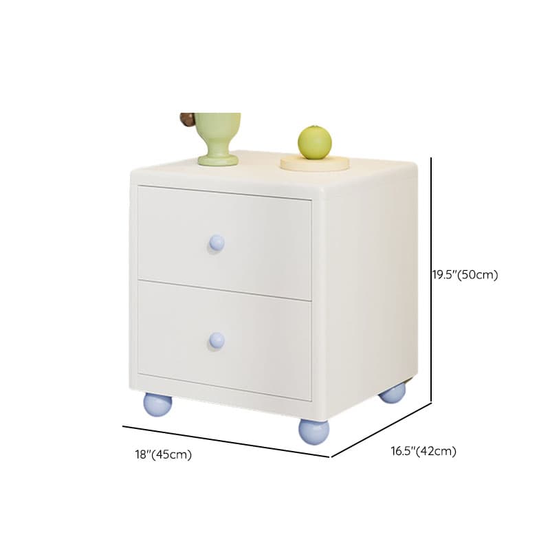 Organic Modern 2 Tiers Nightstand With Drawer Organization/Open Nightstand with Alloy Countertop - image 21