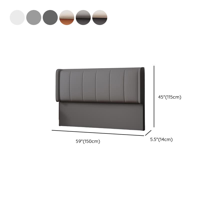 Modish No Distressing Timber Panel Headboard with Rectangle Shape for Full/Queen/Twin Bed, Featuring Sponge Upholstery and Standard Height - image 14