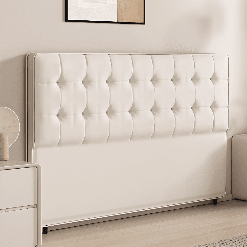 Minimalist Free-standing Standard Full(54"W x 75"L) Wood/ Upholstery Panel No Distressing With Legs and Stitch-tufted - image 8
