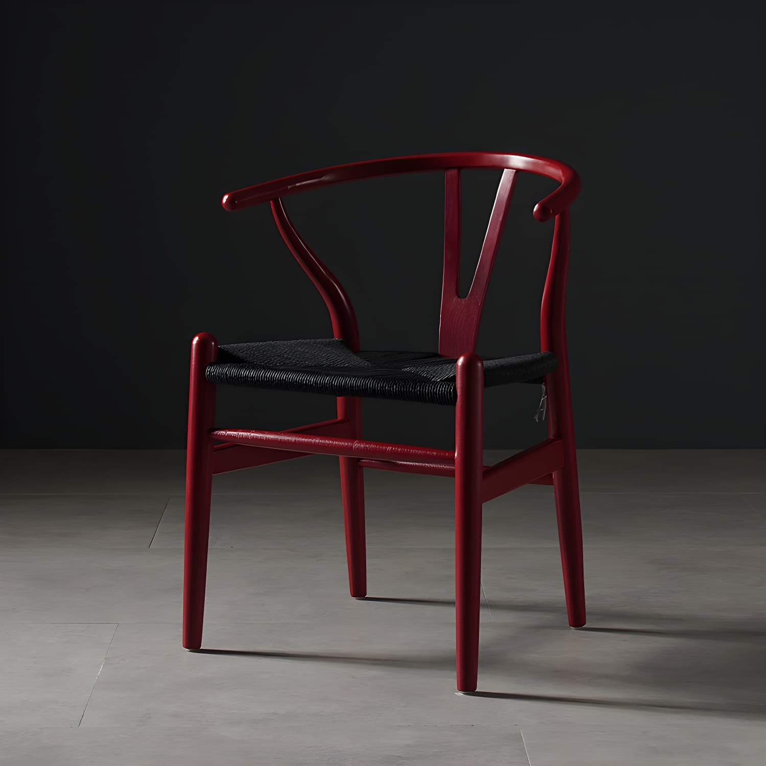 Scandinavian Style Wood Dining Chair Dining Room Wishbone Chair with Arm - image 11