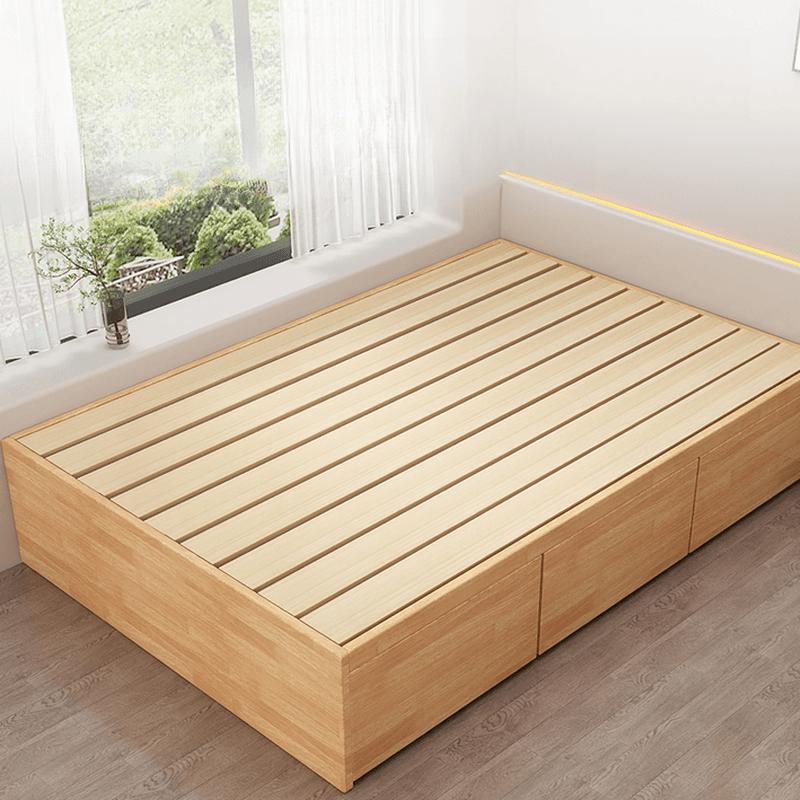 Unfinished Color Modern Platform Bed