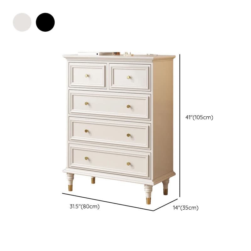 Trendy Natural Wood Console Dresser with 9/7/6 Drawers in Horizontal/Vertical Orientation - image 15