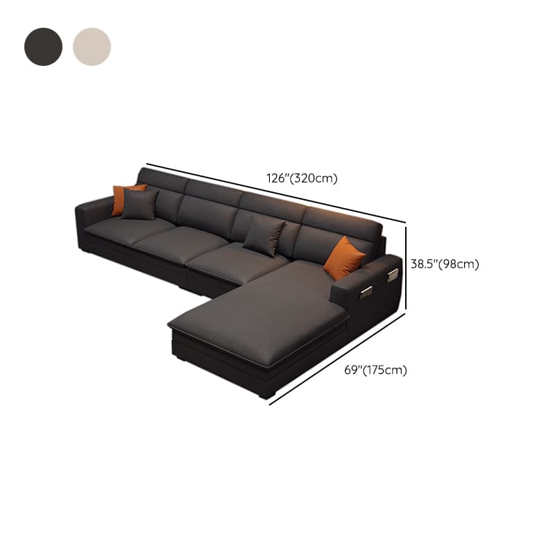L-Shape/Straight Sofa Recliner/Sofa Couch with Concealed Support and Pine Wood Frame - image 27