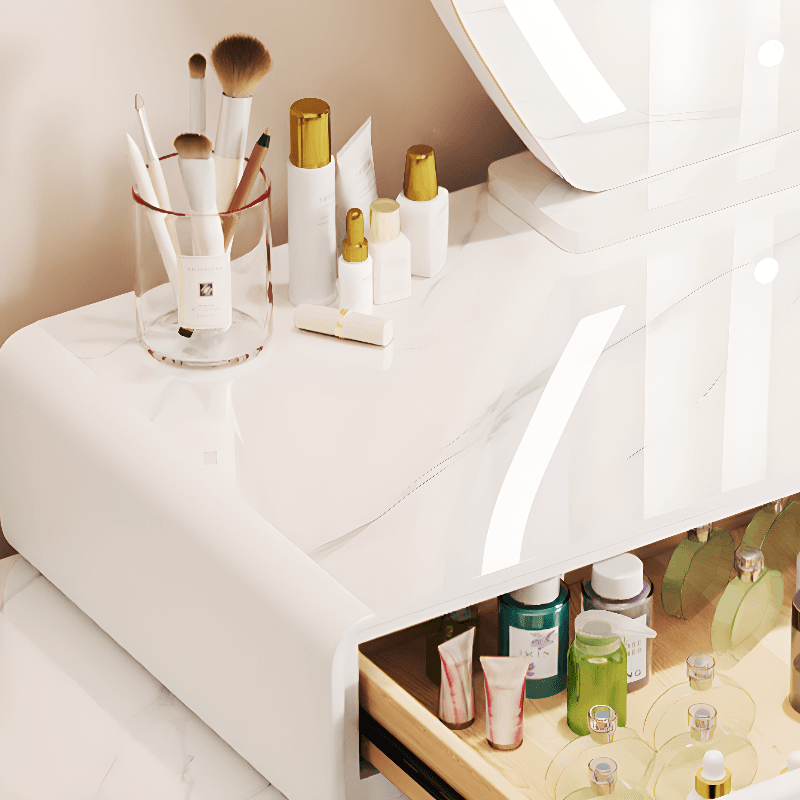 Scalable Push-Pull Vanity Set, Lighting System, Adjustable Touch & Adjustable Brightness, Peony - image 10