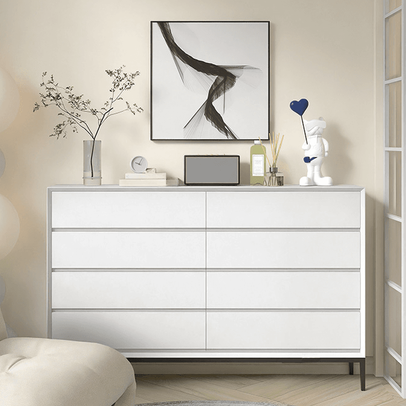Trendy Raw Wood Console Dresser, Horizontal with 8 Drawers - image 12