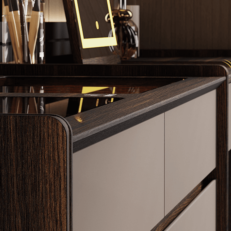 Multi-Purpose Vanity Set with 10 Drawers, Lighting, Push-Pull, 2-in-1 Functionality, Adjustable Touch and Brightness - image 5