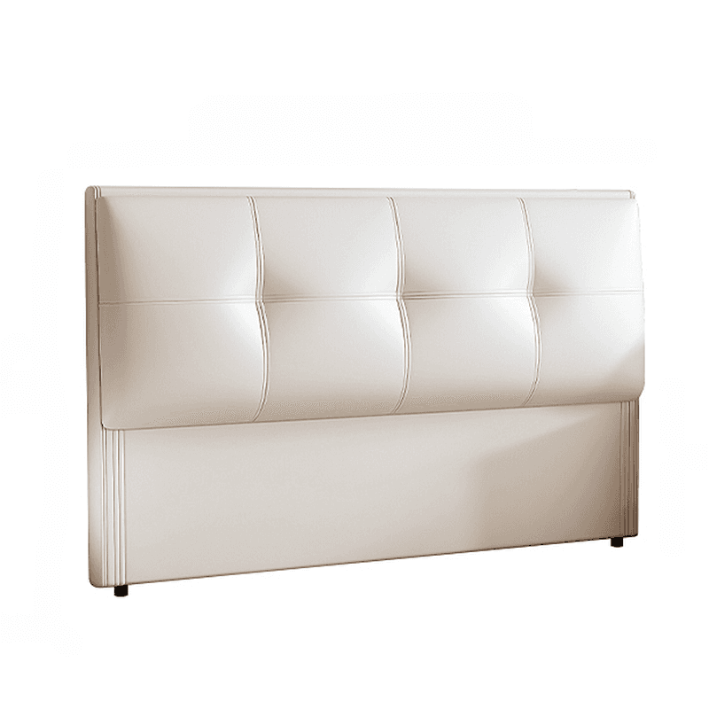 Simplistic Style Panel Headboard with No Distressing, Piled Tufted Rectangular Shape for King/Queen/Full Bed, Sponge Upholstery Fill, Standard Height - image 9