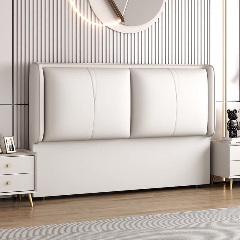 Minimalist Rectangle Timber Panel With Legs & Sponge Cushion for King(76"W x 80"L)/Queen(60"W x 80"L)/Full(54"W x 75"L) Bed, Standard（36-55“） - image 4