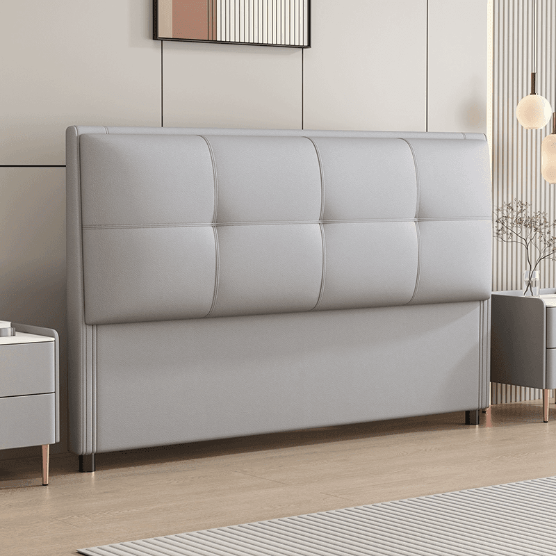 Modern Simple Style Panel Headboard with No Distressing, Piled Tufted Rectangle Design for California King/King/Queen Bed, Featuring Sponge Upholstery and Standard Height - image 3