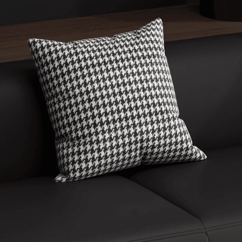 Drawing Room Standard Sofa in Pu Leather with Dark Gray/Sage/Amber Color and Armrest - image 13