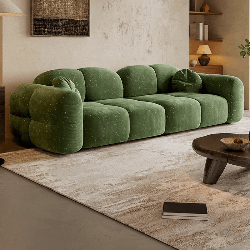 Versatile Black/Light Gray/Sage Standard Sofa/Loveseat with Arm and Concealed Support - image 7