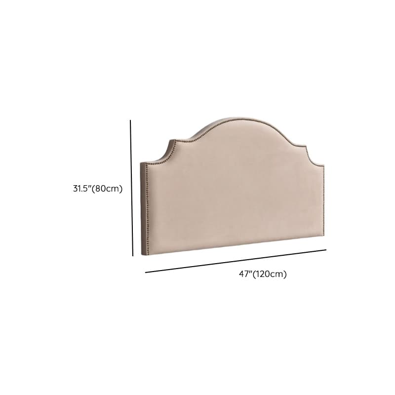 No Distressing Twin XL/Full/Queen Panel Headboard with Nailhead Border, Portman Shape, Sponge Fill, Wall Mounted, Low Height - image 11