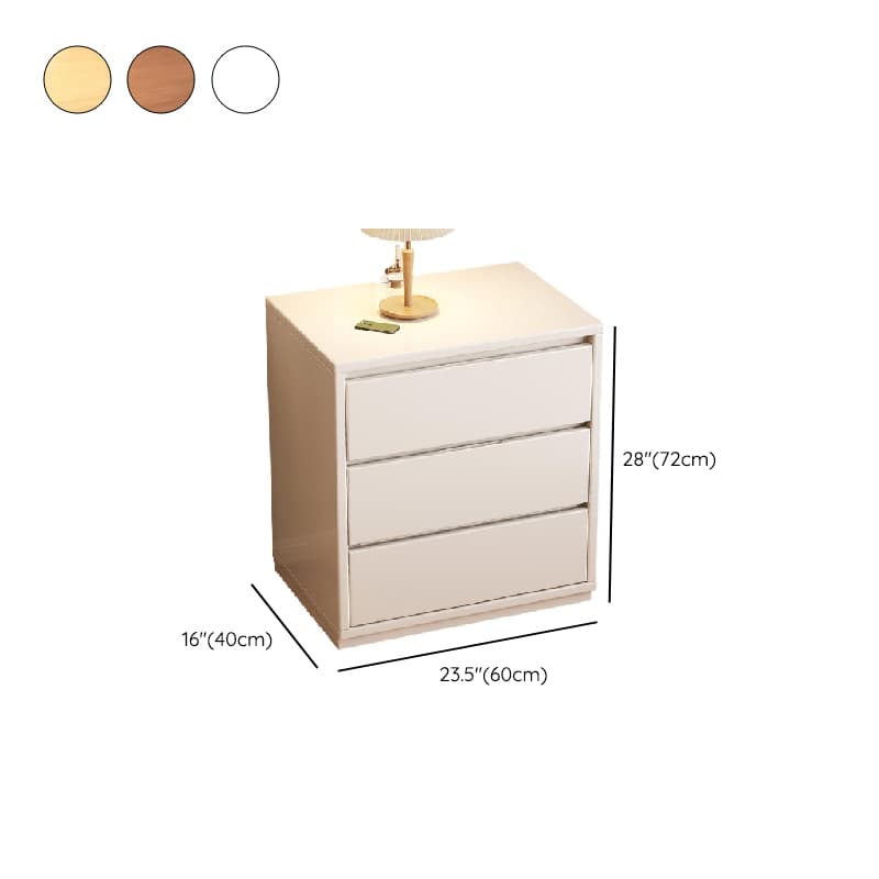 Modern Simple Style Rectangular Detached Decorative Cabinet with Scratch-immune Rubberwood, Chalk/Sepia/Wood Color Top, and Soft Close Drawer - image 7