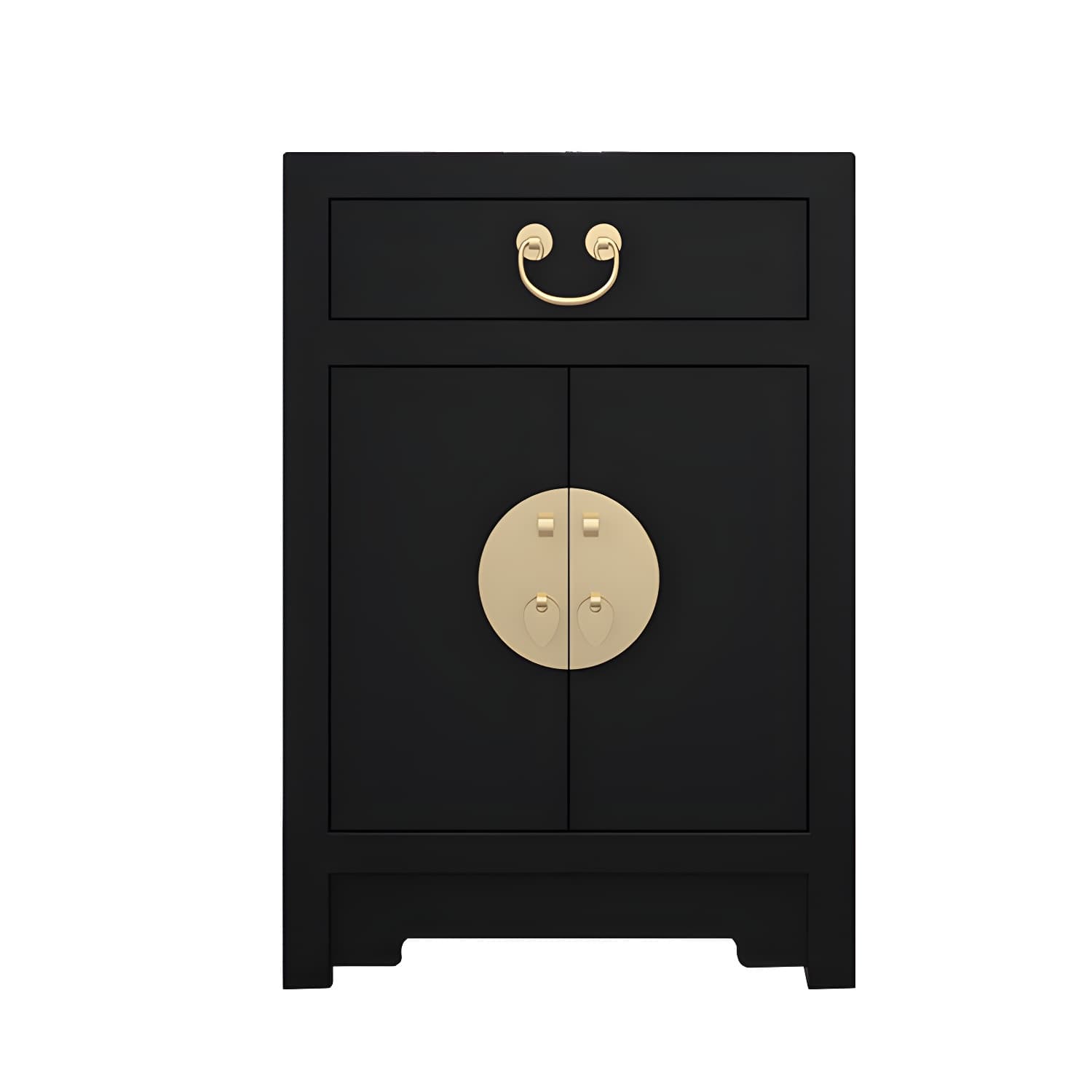 Solid Wood Nightstand with Cabinet 27.5"Tall 1 - Drawer Nightstand - image 11