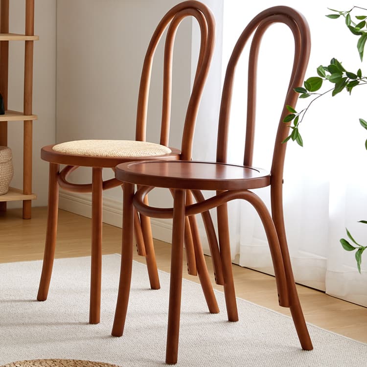 Scandinavian Wooden Side Chair with Standard Height and Armless Design - image 20