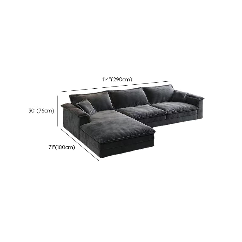 Pine Horizontal/Left Hand Facing Straight/L-Shape Sofa/Sofa Chaise with Concealed Support Living Room - image 23