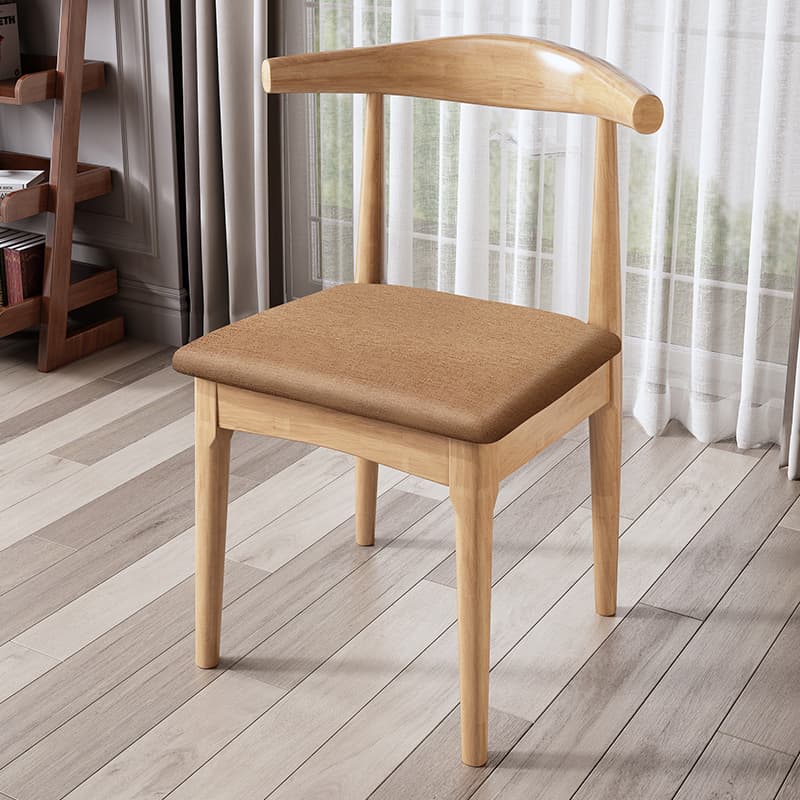 Drawing Room Side Chair with Outlined Frame and Firm Stability