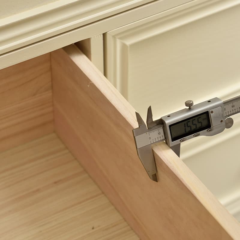 Simplistic Solid+Composite Wood Wardrobe Combo/Lingerie Chest with 7/9/6 Drawers in Horizontal/Vertical Orientation - image 10