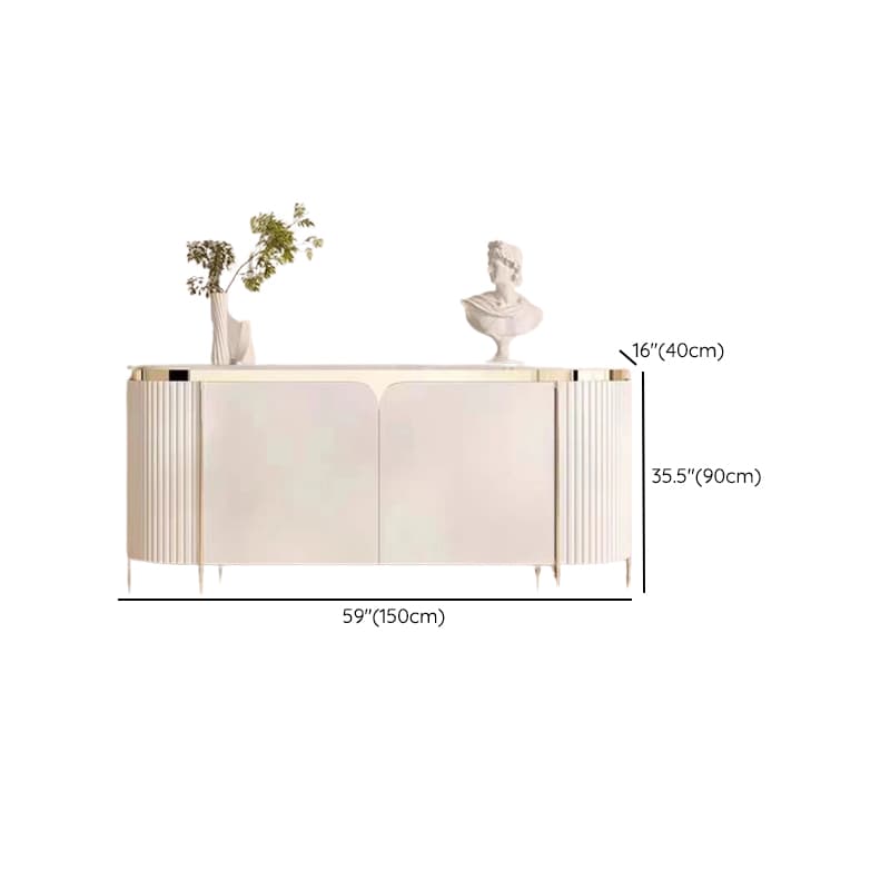 Glamorous Ground Sideboard with Standard/Narrow Size, 1 Shelf, Cabinets, Sintered Stone Countertop, and 2 Doors - image 18