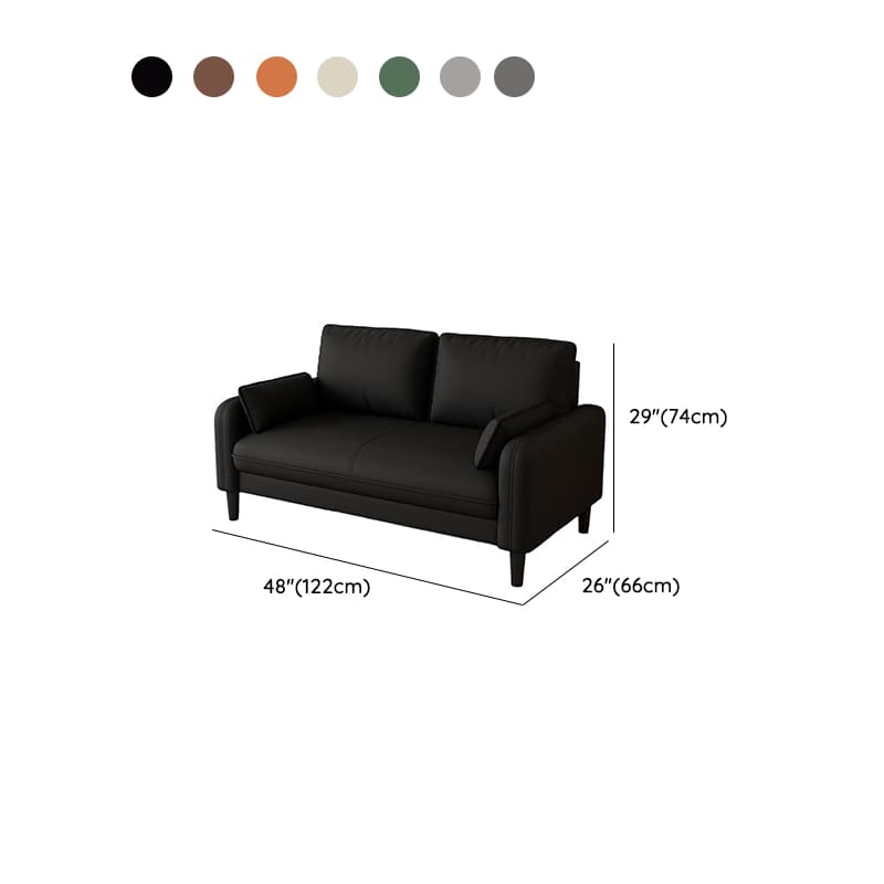 Trendy Water Resistant Standard Sofa/Loveseat/Single Sofa with Pillow Back in Dark Gray/White/Olive Green, Arm Included, Seats 3/2 People/1 Person with 2 Pillows - image 15