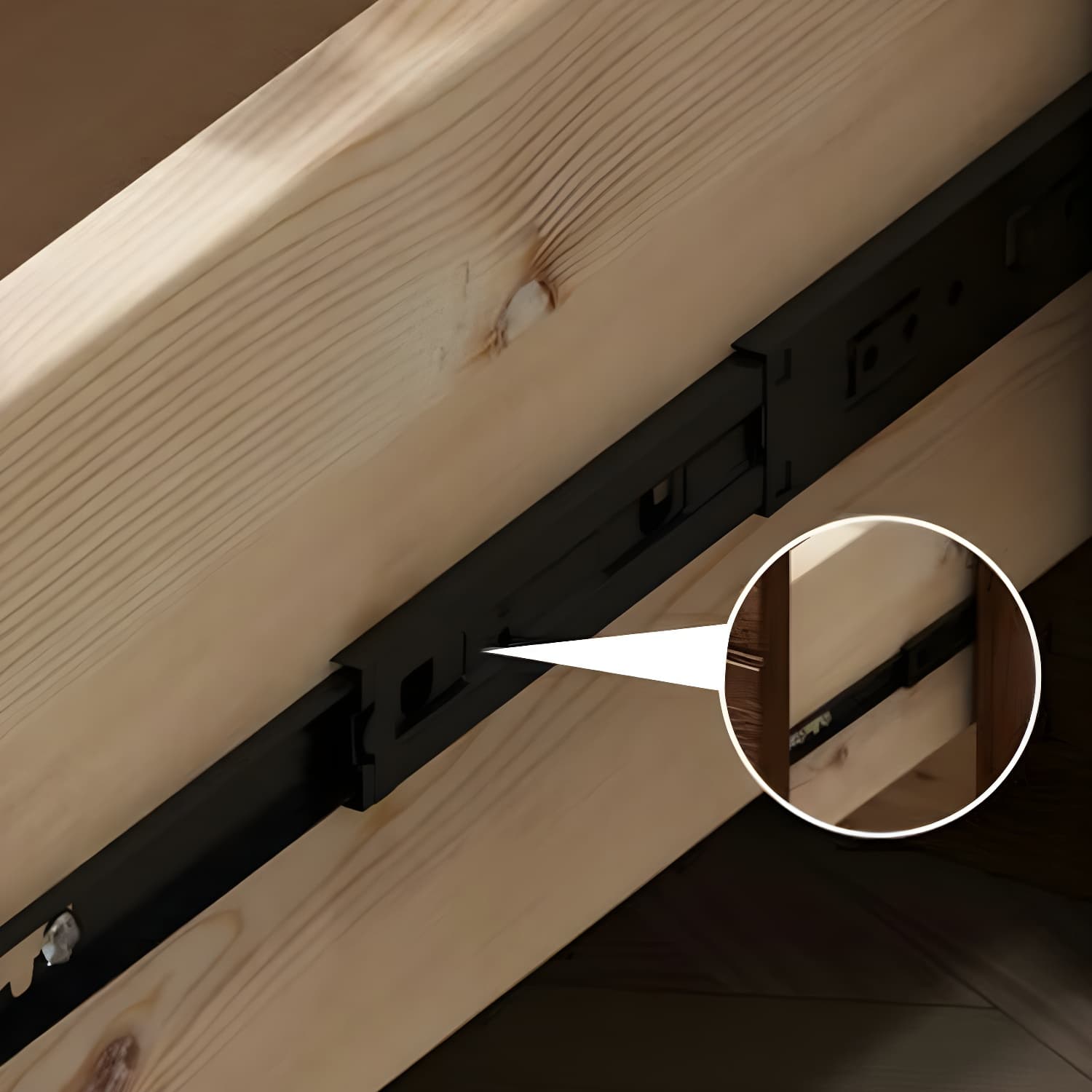 Traditional Wood Dresser with Drawers - Narrow Vertical Design - 40cm Width - Self Close Glides - image 9