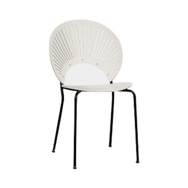 Dining Room Sturdy Side Chair with Outlined Frame and Foot Pads - image 5